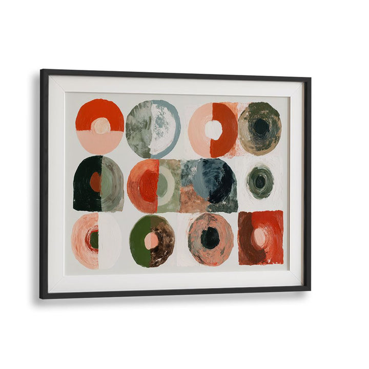 ABSTRACT CIRCLES IN EARTHY TONES