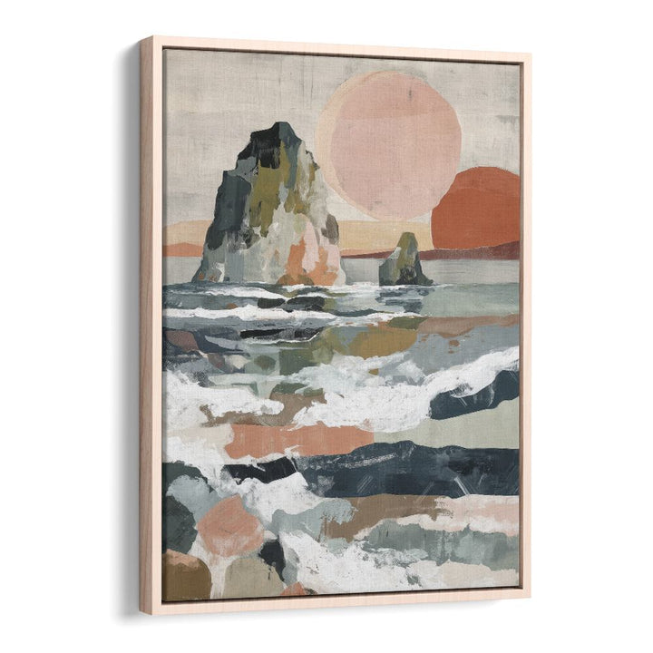 SEA STACK AT SUNSET