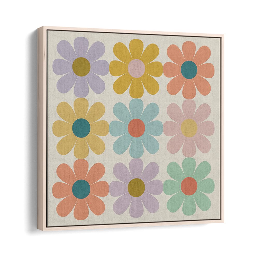 GROOVY PASTEL DAISIES I
