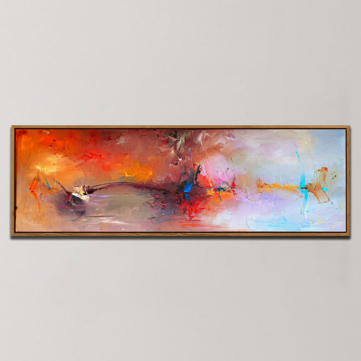 VIBRANT ABSTRACT ENERGY , PANORAMIC ART