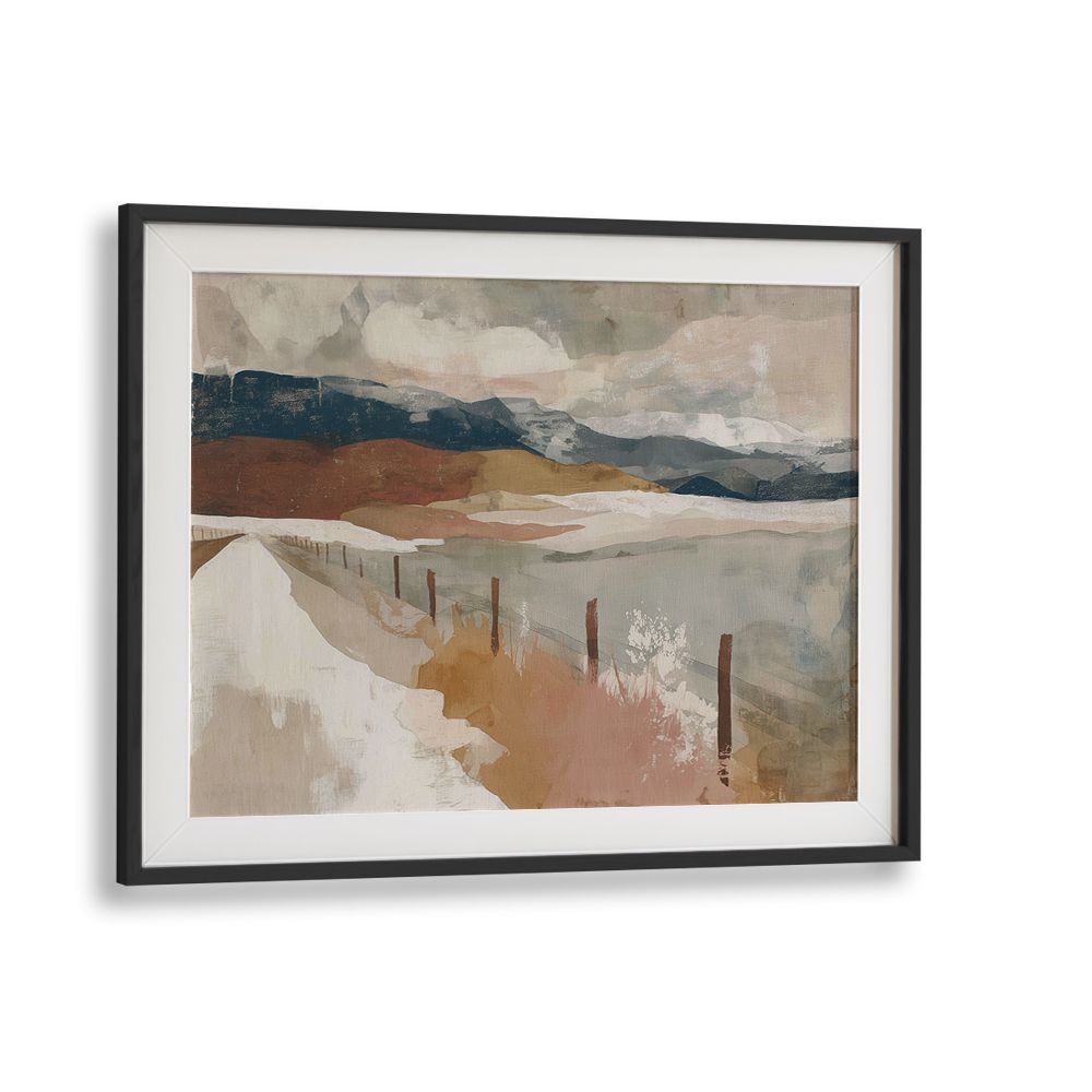 DESERT RANCH WITH DISTANT BUTTES
