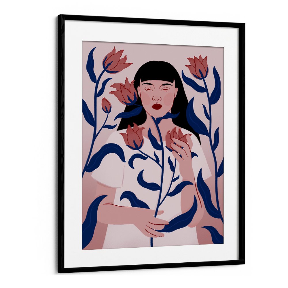 SERENE FLORAL PORTRAIT