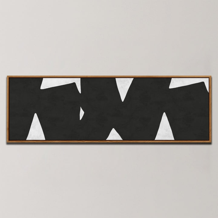 SHARP GEOMETRIC SHAPES , PANORAMIC ART