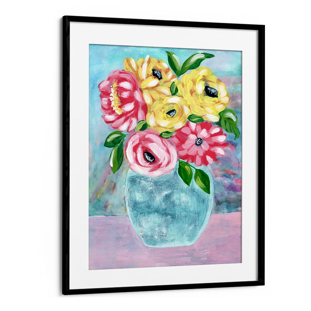 HAPPY BLOOMS IN VASE