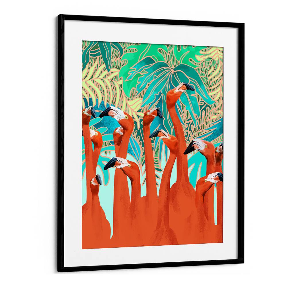 EXOTIC FLAMINGO FLOCK