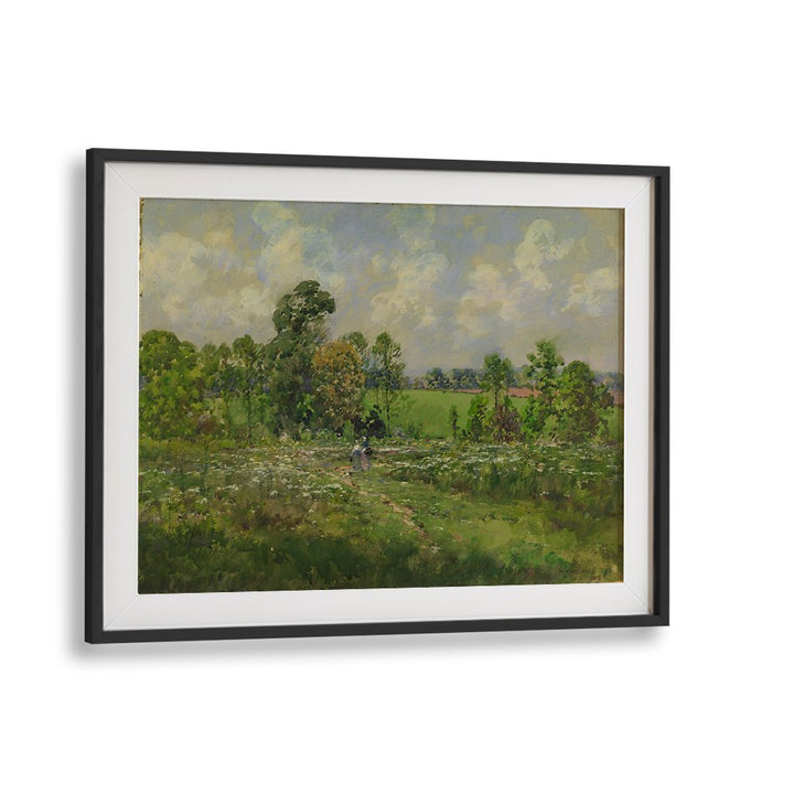 FLOWERY MEADOW ,VINTAGE LANDSCAPE