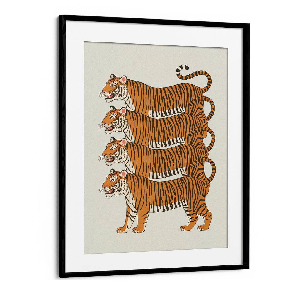 FOUR STACKED TIGERS
