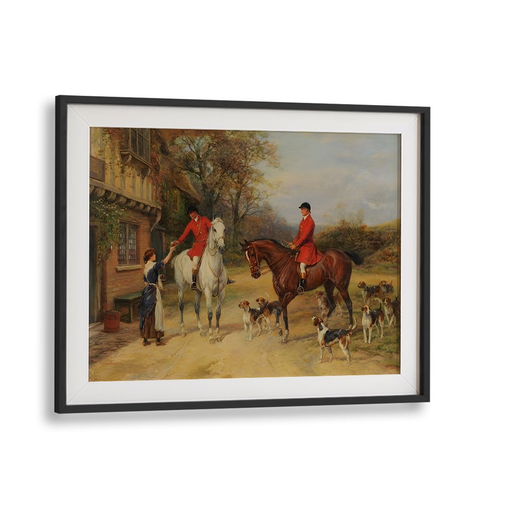 THE HUNTSMEN'S DEPARTURE