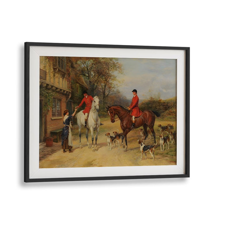 THE HUNTSMEN'S DEPARTURE