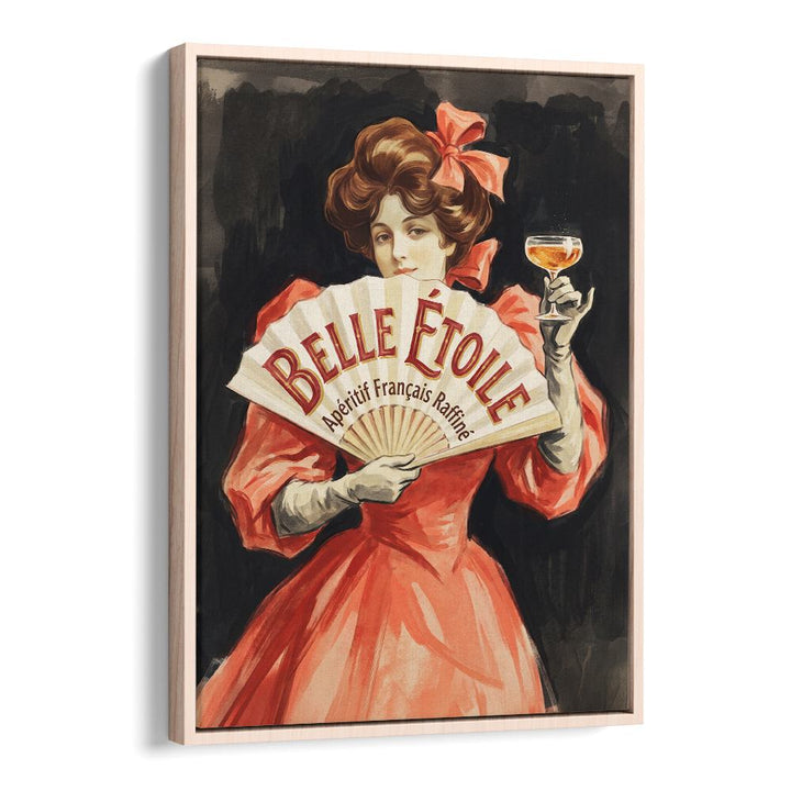 ELEGANT LADY WITH APERITIF