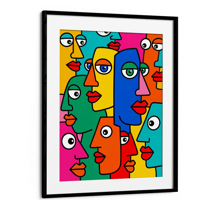 COLORFUL ABSTRACT FACES