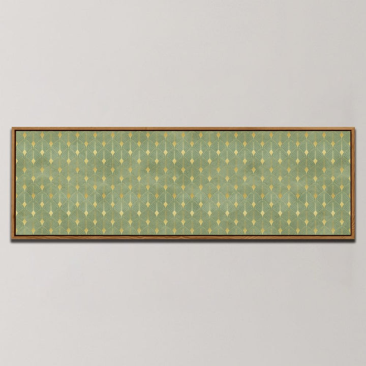ART DECO GOLD PATTERN , PANORAMIC ART
