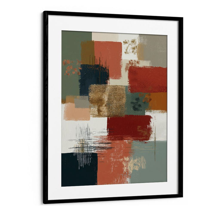 ABSTRACT BRUSHSTROKE GRID I
