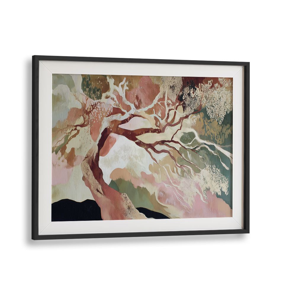 WINDSWEPT TREE WITH FLOWING BRANCHES