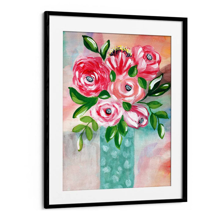 VIBRANT PINK FLOWERS VASE