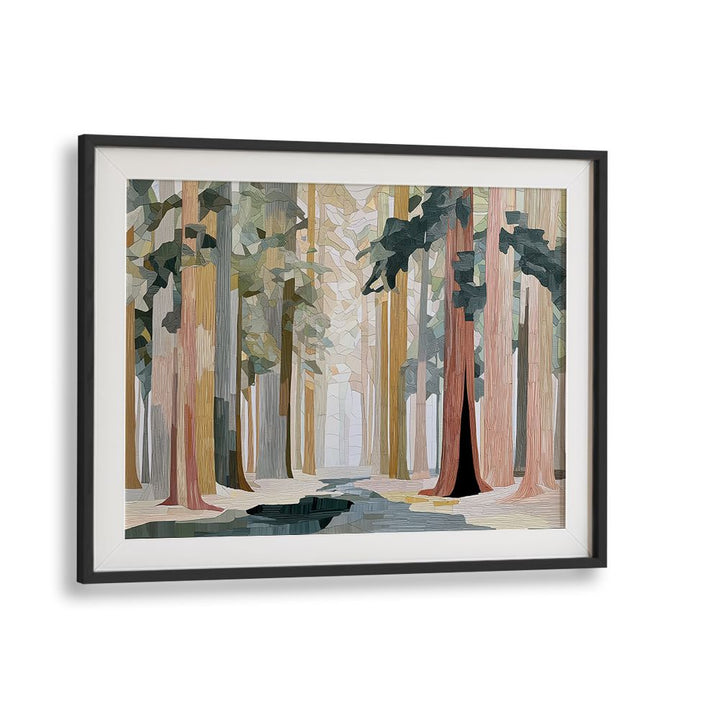 REDWOOD FOREST WITH TOWERING TRUNKS