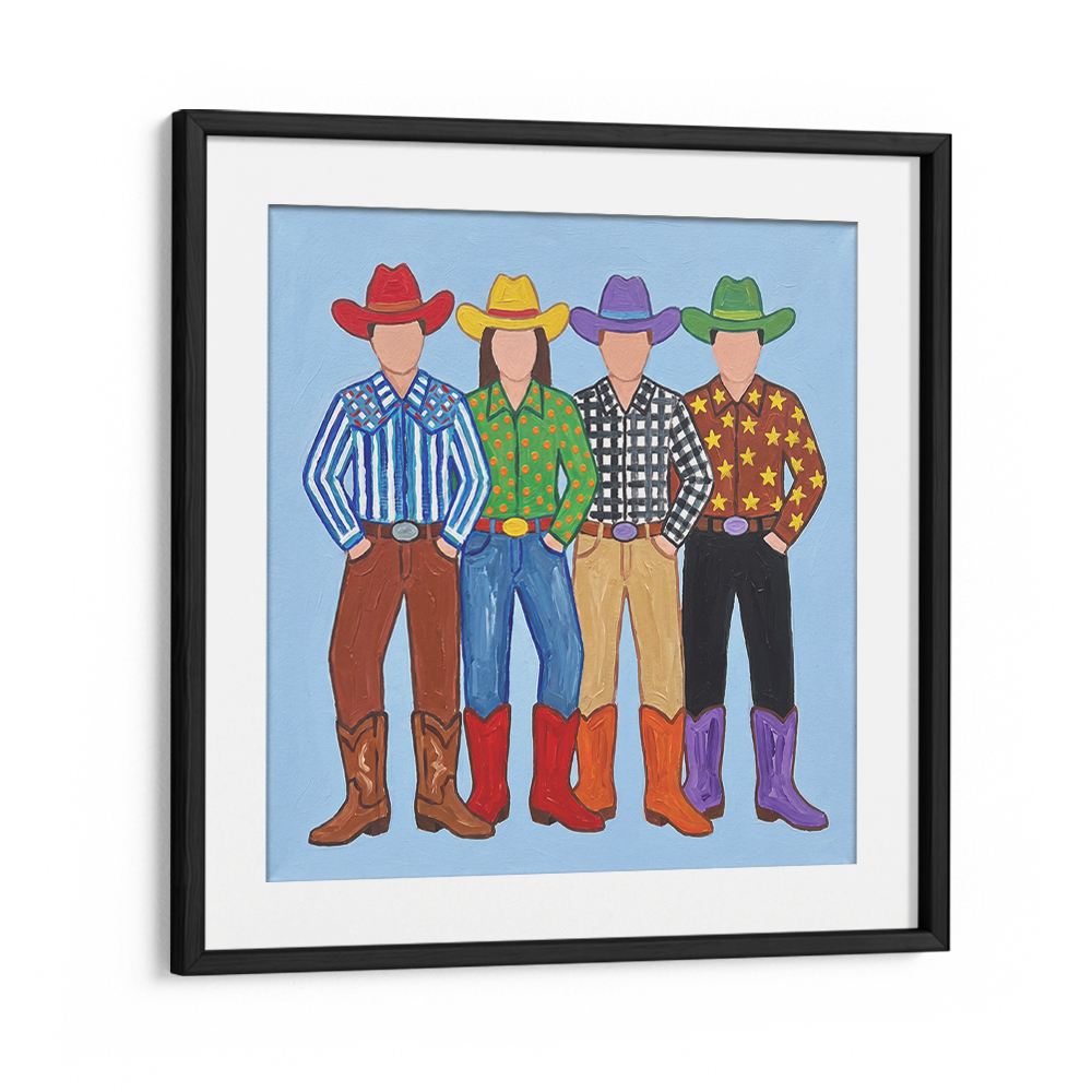 FOUR COLORFUL COWBOYS