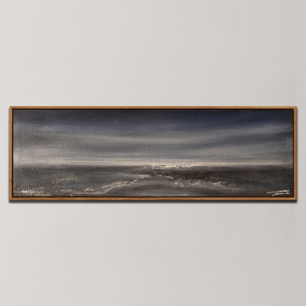 VAST CLOUDY SEASCAPE  , PANORAMIC ART