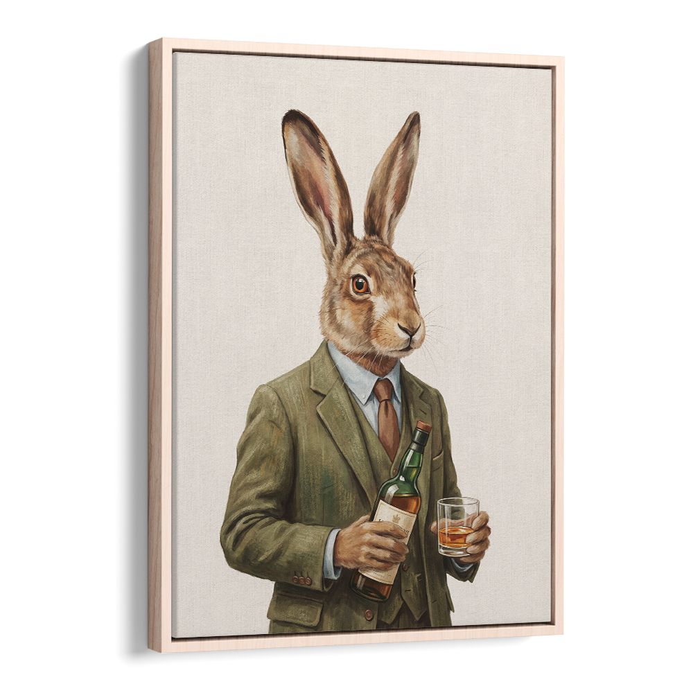 DAPPER HARE WITH WHISKEY