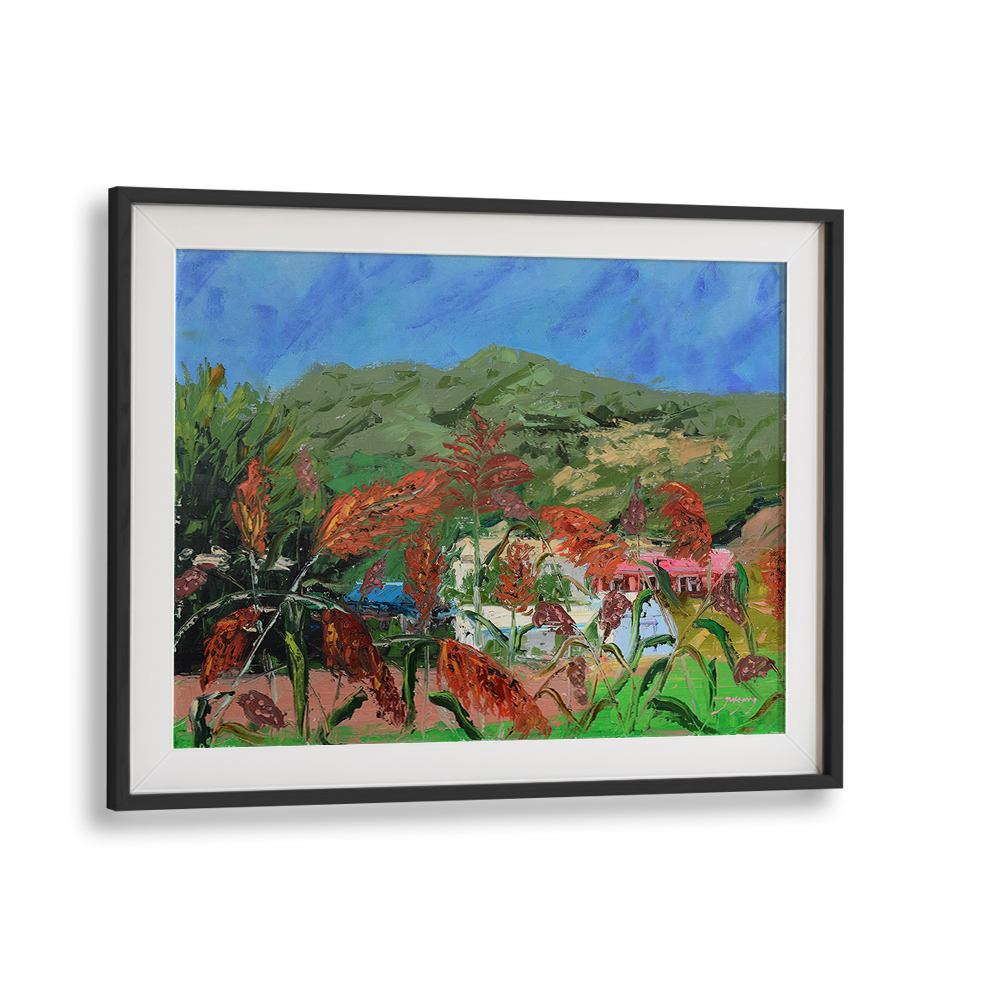VIBRANT SORGHUM FIELD LANDSCAPE