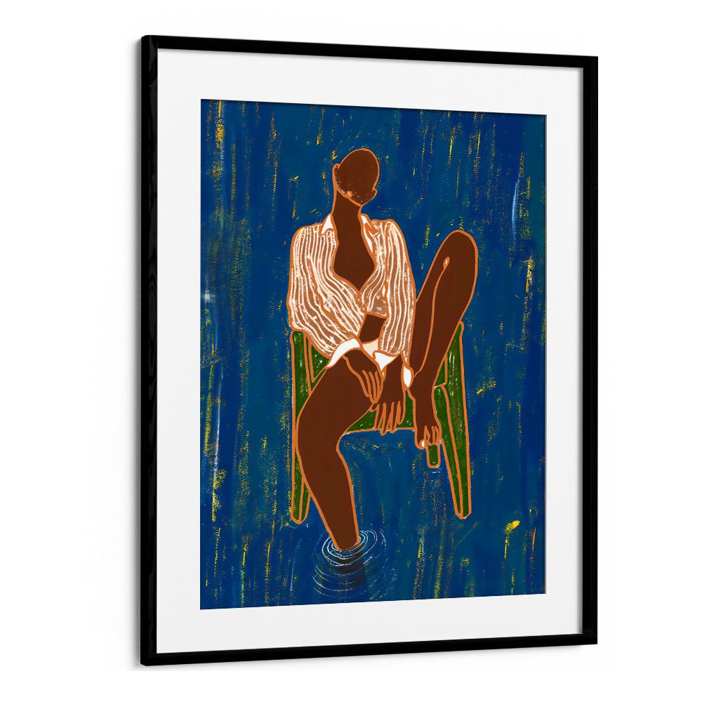 SERENE WOMAN IN WATER