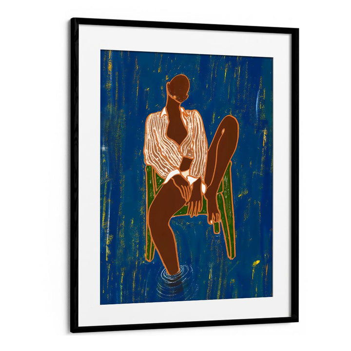 SERENE WOMAN IN WATER