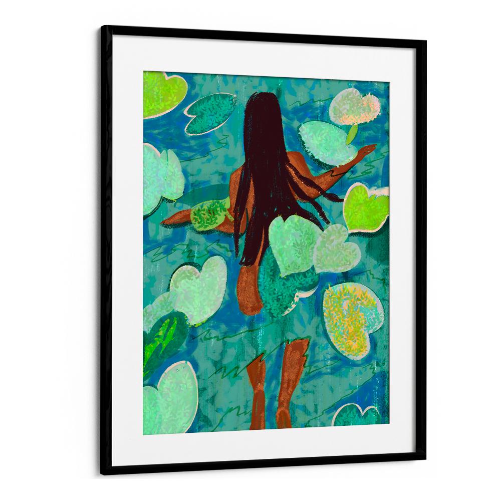 SWIMMING AMONG LILY PADS