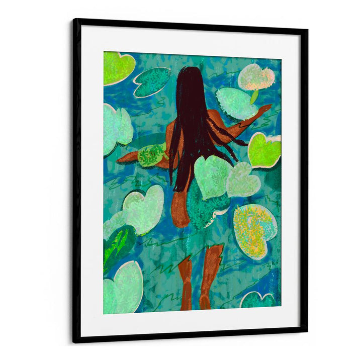 SWIMMING AMONG LILY PADS