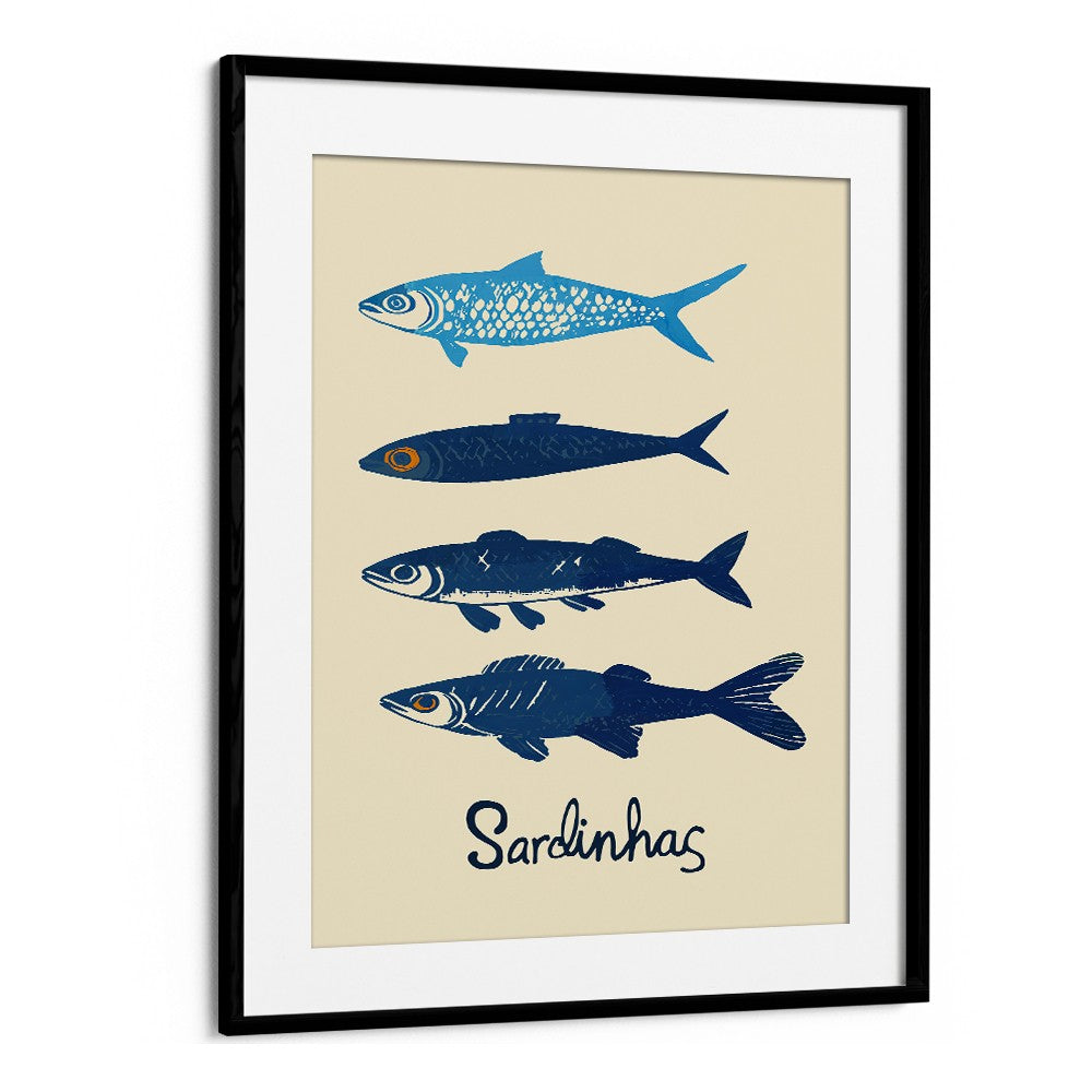 STYLIZED BLUE SARDINES