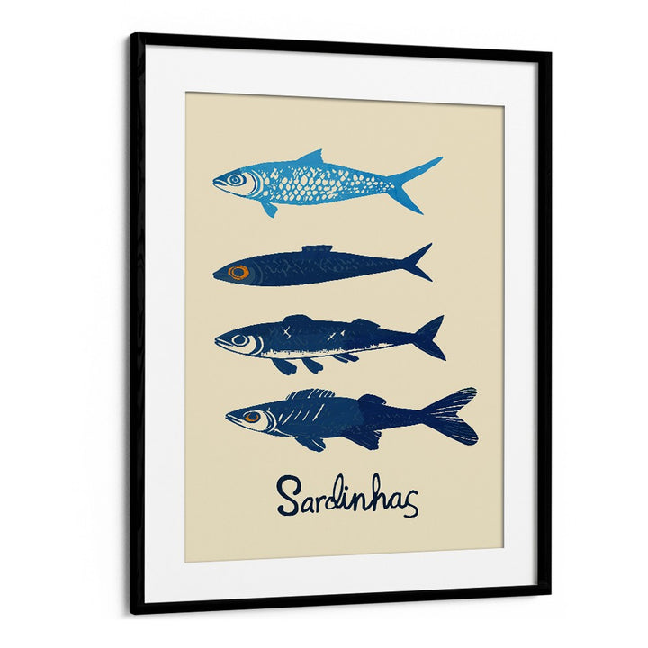 STYLIZED BLUE SARDINES