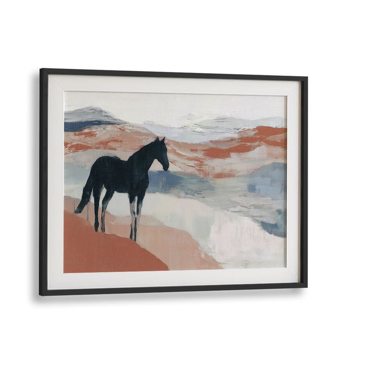 DESERT HORSE AT SUNSET