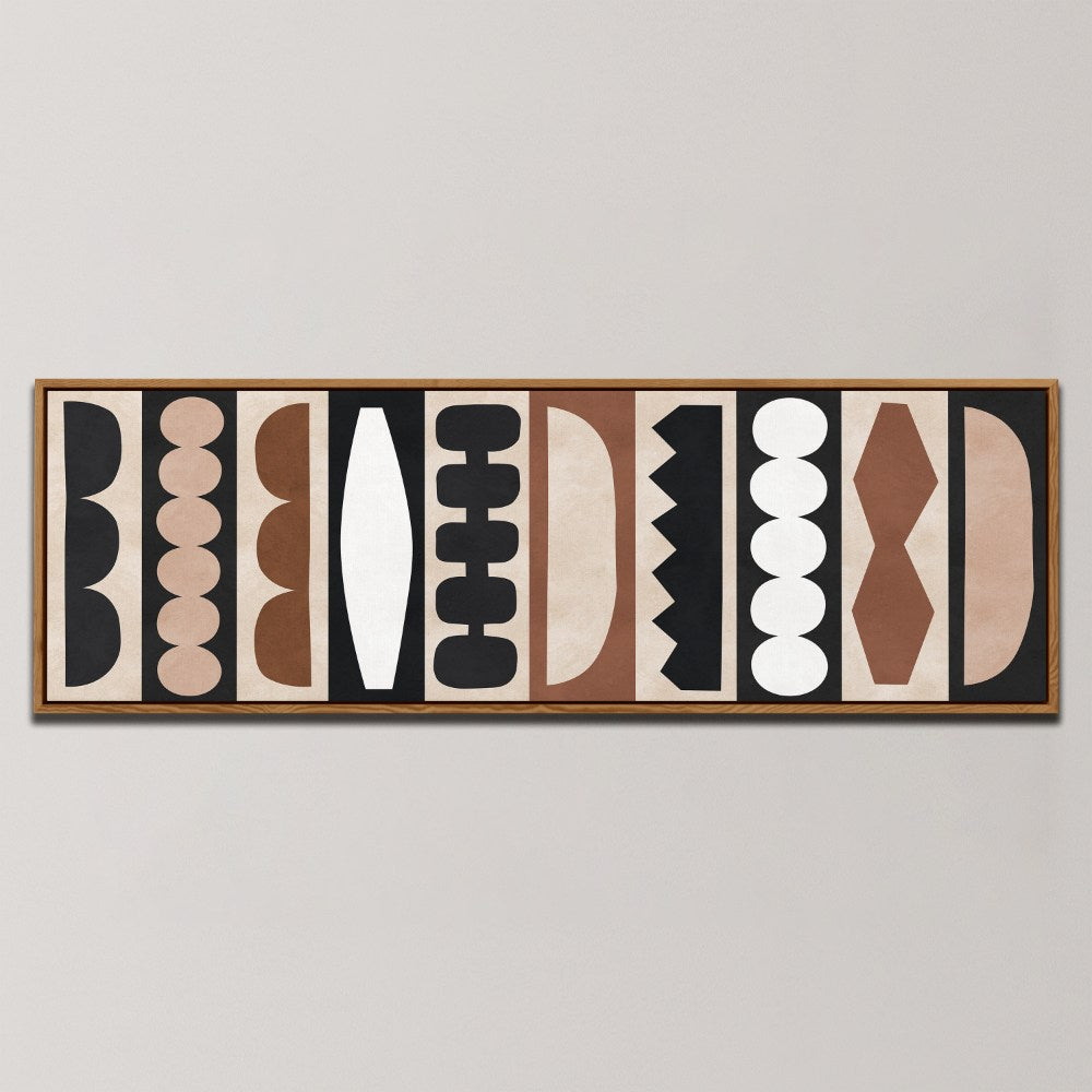 GEOMETRIC ORGANIC FORMS , PANORAMIC ART