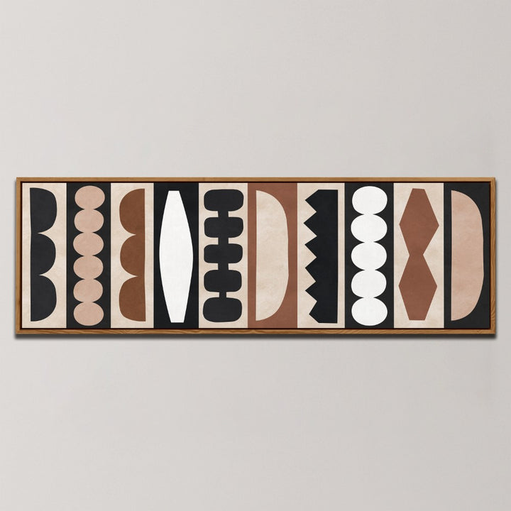 GEOMETRIC ORGANIC FORMS , PANORAMIC ART