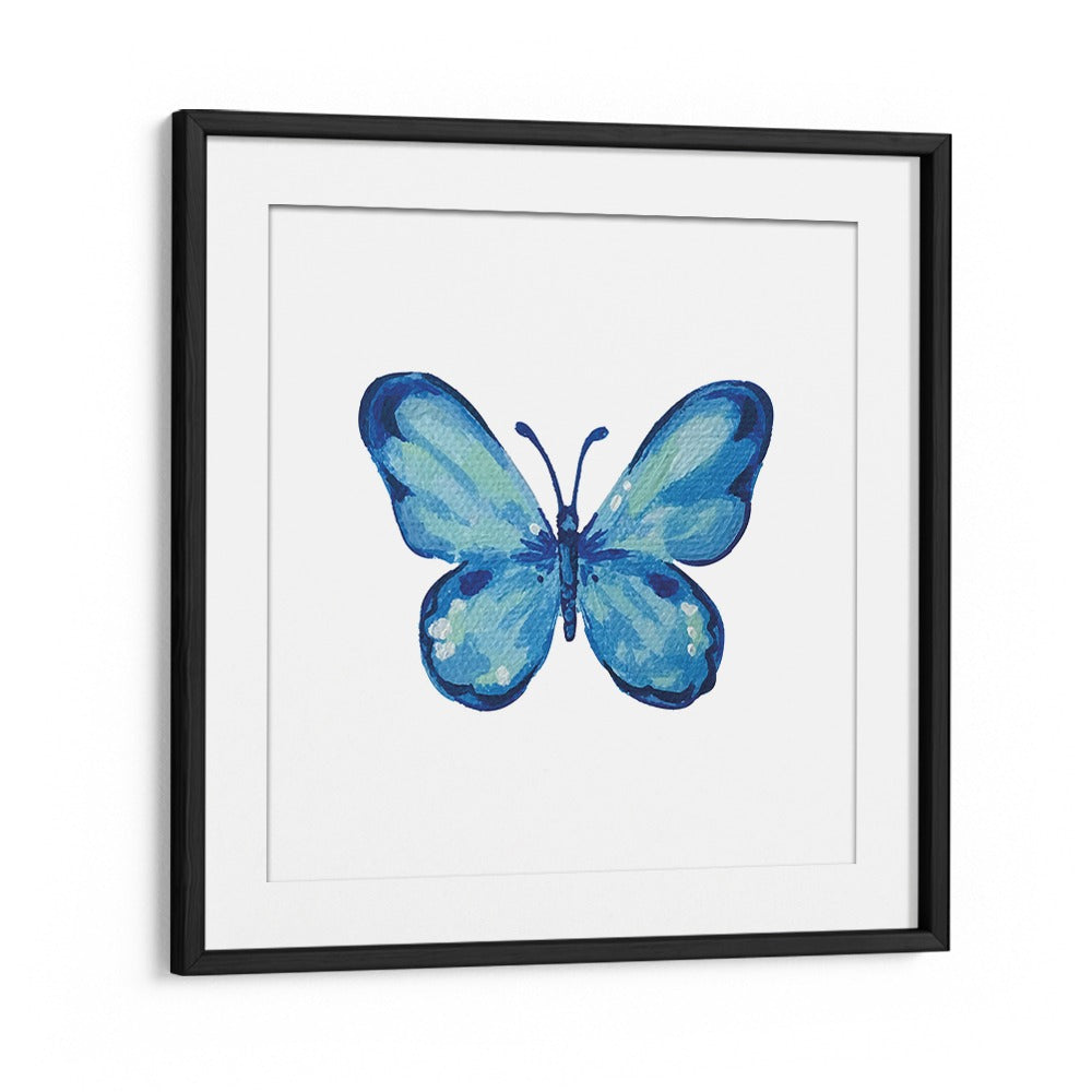 BLUE WATERCOLOR BUTTERFLY