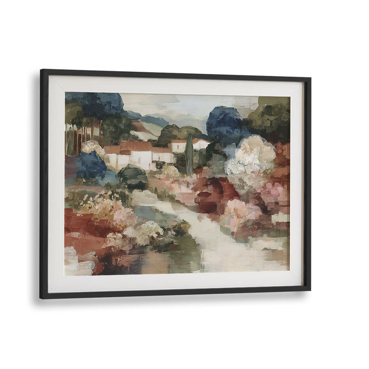 TUSCAN VILLAGE WITH WINDING PATH