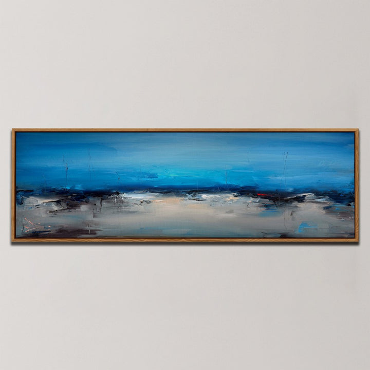 MOODY BLUE LANDSCAPE , PANORAMIC ART