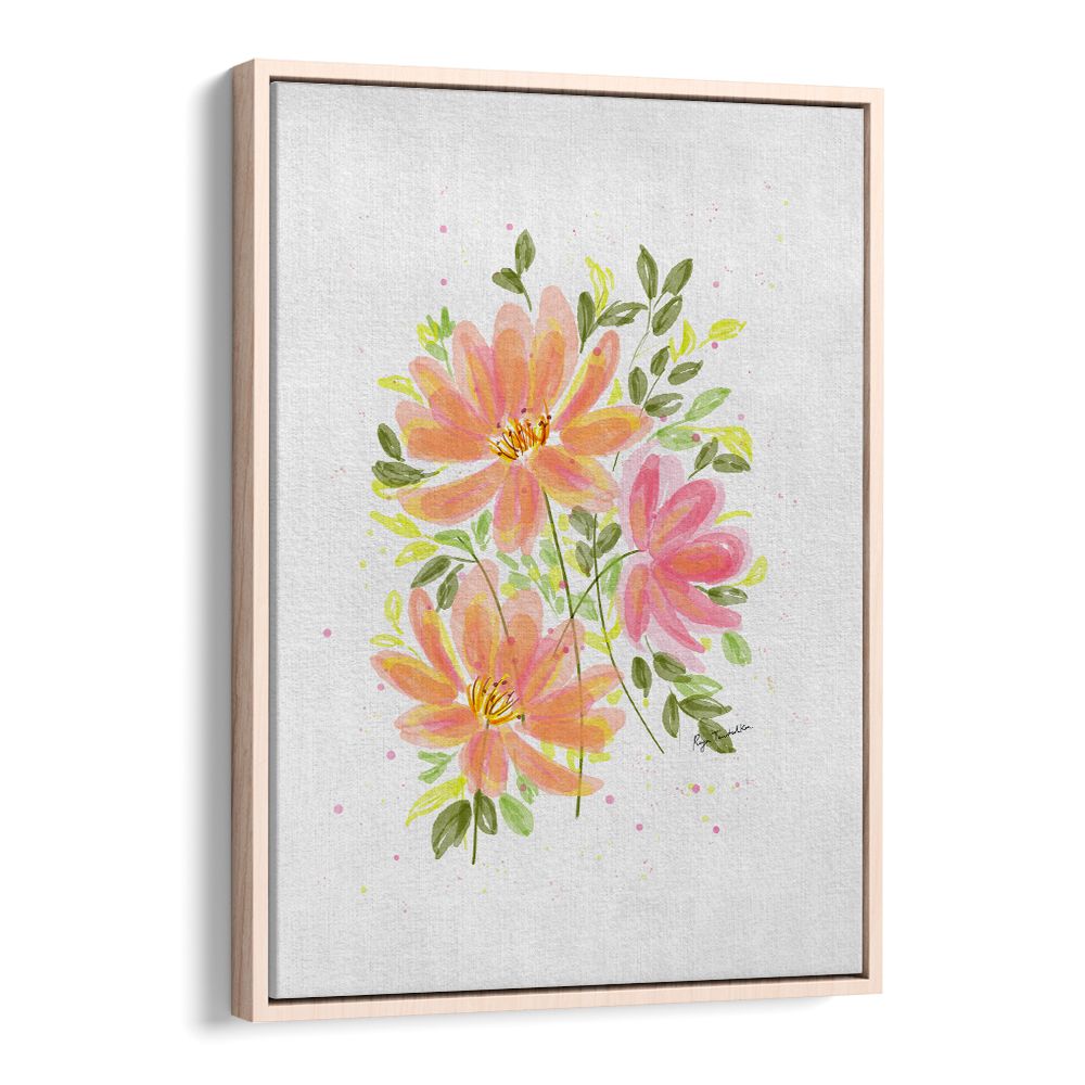 ORANGE FLORALS III