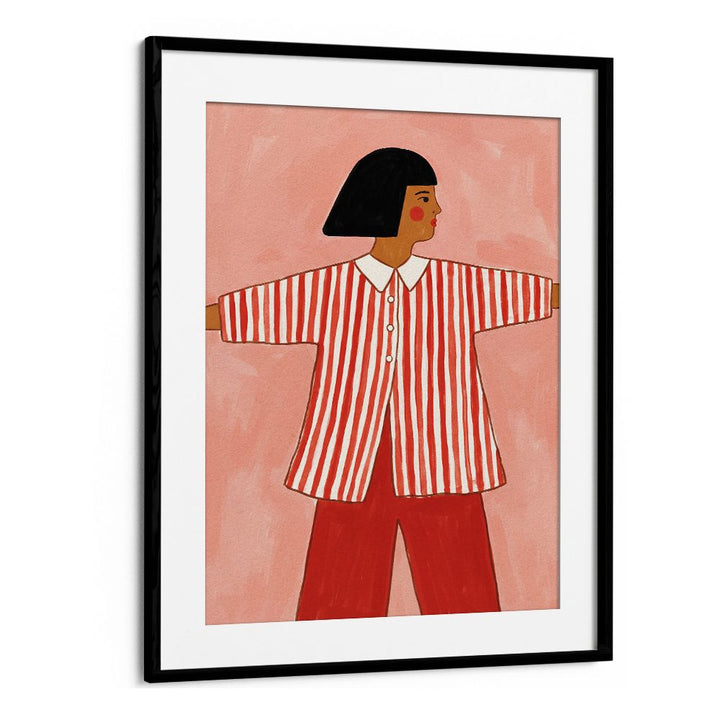 STYLISH STRIPED WOMAN