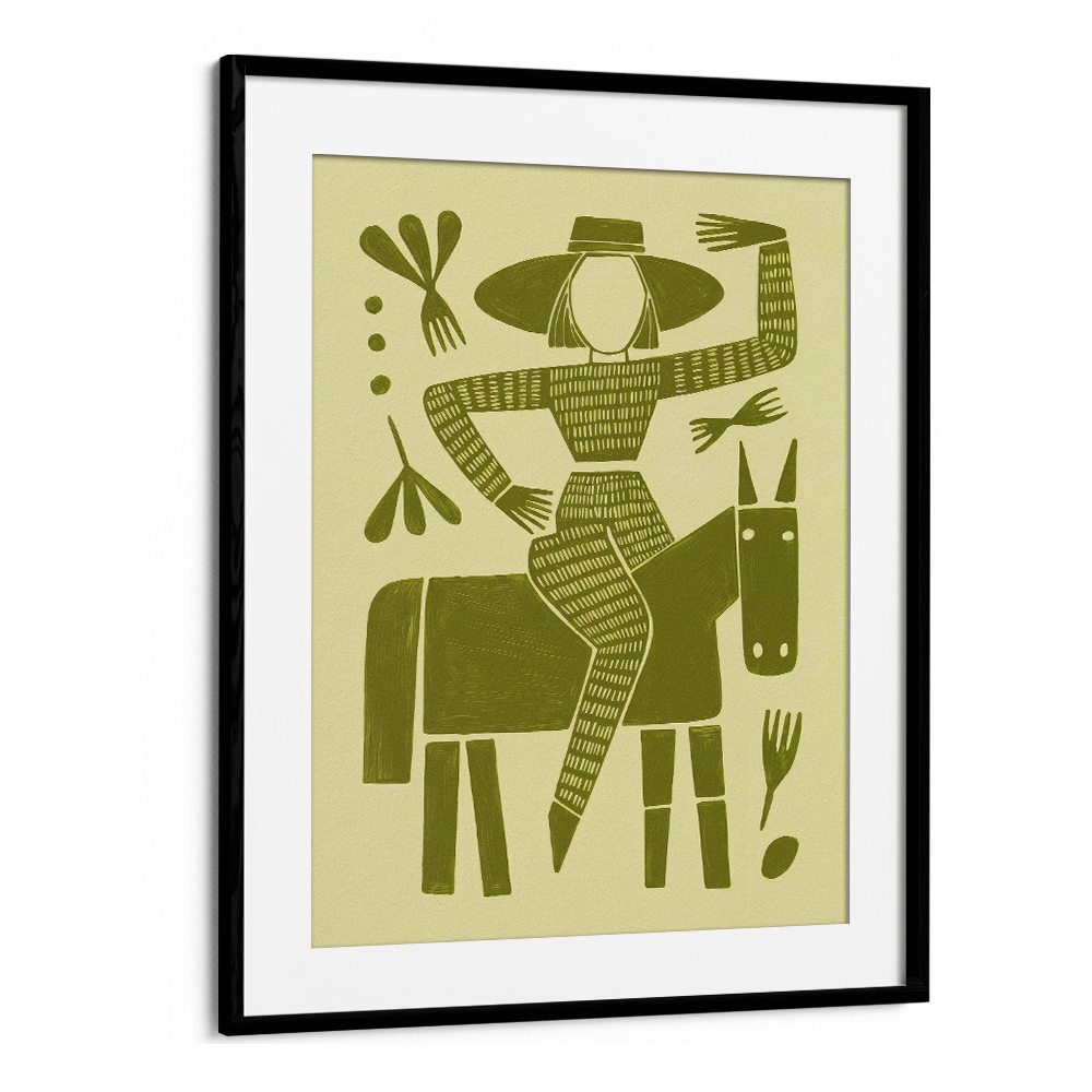 FOLK ART HORSE RIDER