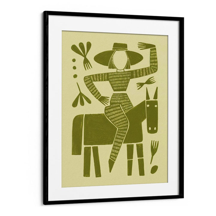FOLK ART HORSE RIDER