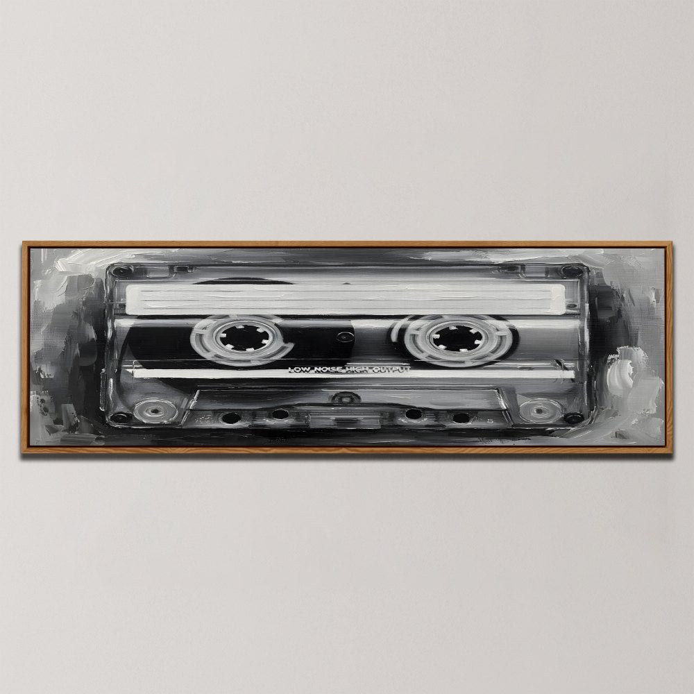 RETRO CASSETTE TAPE , PANORAMIC ART