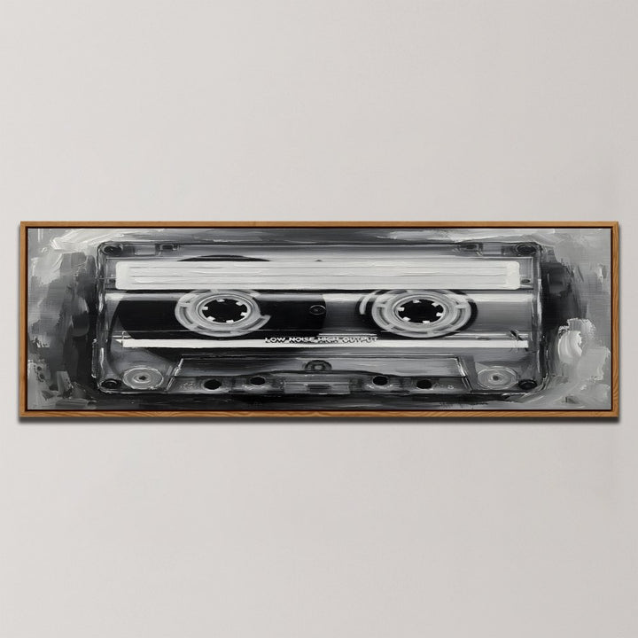 RETRO CASSETTE TAPE , PANORAMIC ART