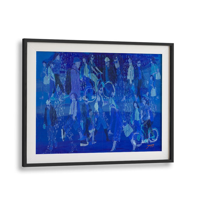 BLUE DIGITAL CROWD