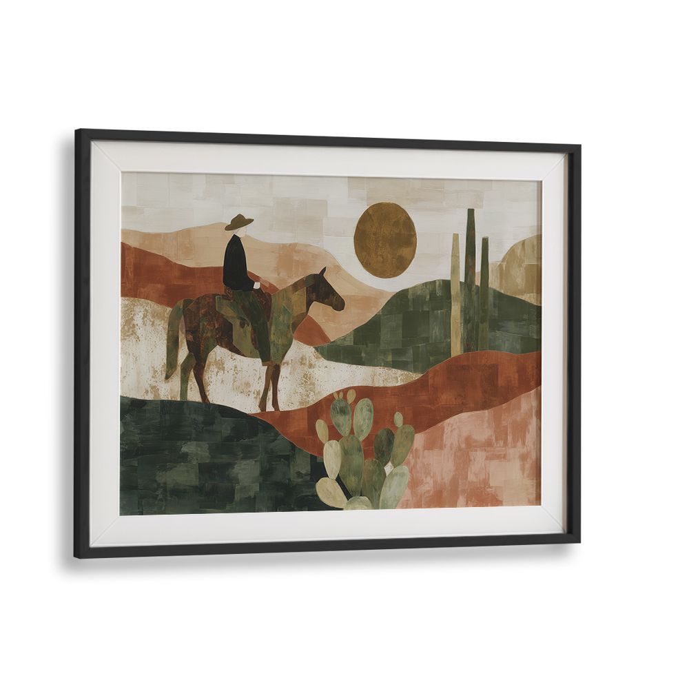 DESERT RIDER AT SUNSET