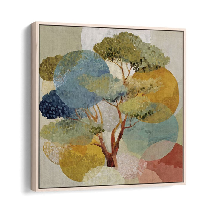 OAK WITH GEOMETRIC CIRCLES