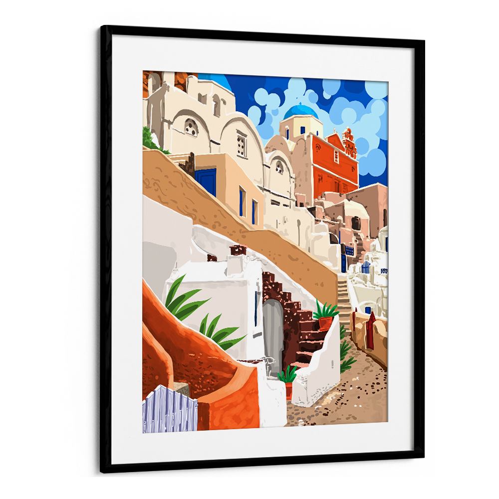 SANTORINI BLUE DOMES