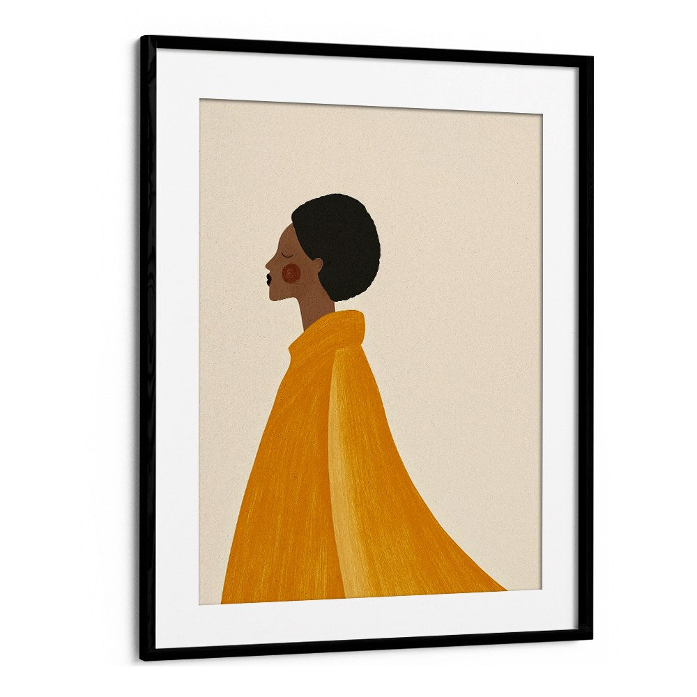 WOMAN IN YELLOW CAPE