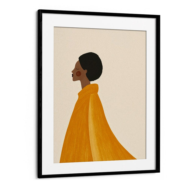 WOMAN IN YELLOW CAPE