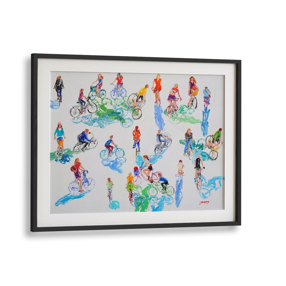 VIBRANT CYCLING SCENE