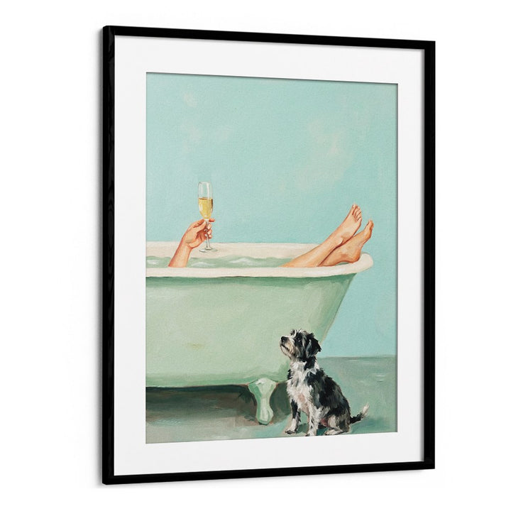 BATH TIME CHAMPAGNE DOG